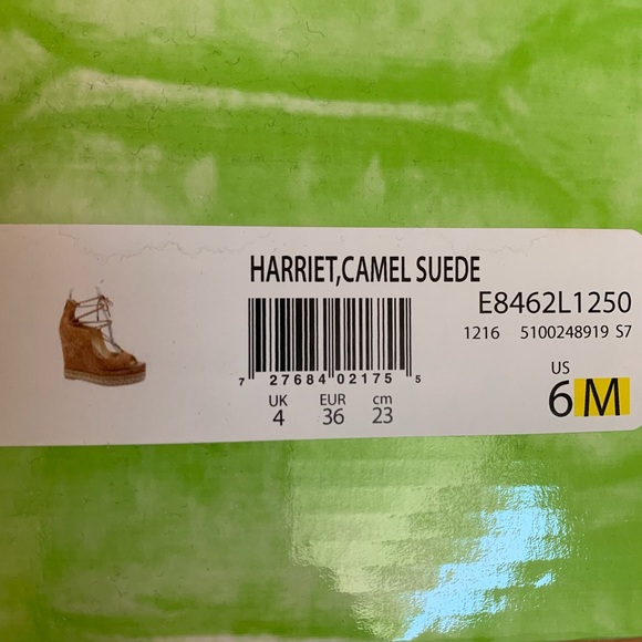 Sam Edelman - Camel Suede, Harriet Wedges - Picture 4 of 4